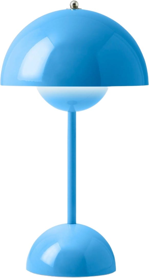 &Tradition Oplaadbare tafellamp Flowerpot VP9 - swim blue