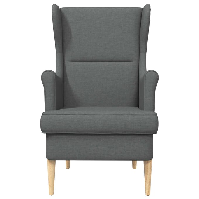 vidaXL - Fauteuil - Donkergrijs - Stof
