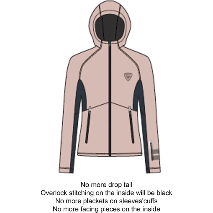 Dames ski-jack met capuchon Rossignol Softshell