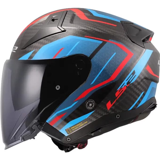 Jet motorhelm LS2 OF603 Infinity II C Urus
