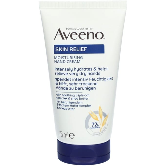 Aveeno® Skin Relief Hydraterende Handcrème | Zeer Droge Huid 75 Crème