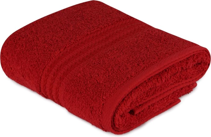 Asir - Handdoek - 100% katoen - rood - 50 x 90 cm