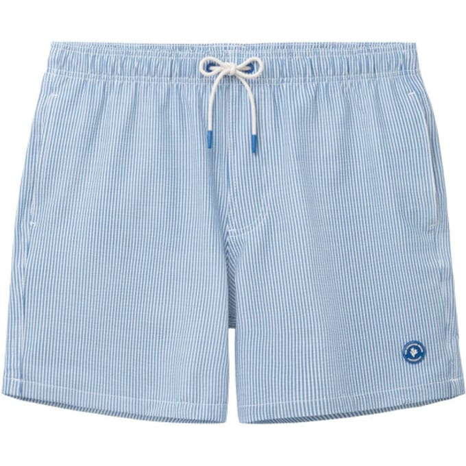 Shiwi Zwembroek Pete Seersucker Blue Stripe - Maat L - Heren
