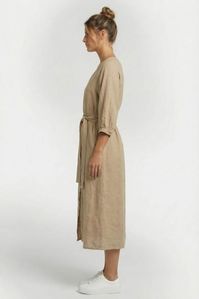 Knitted Sophie Dress Clay Größe: M/L | Blusenkleider Outlet | Damen
