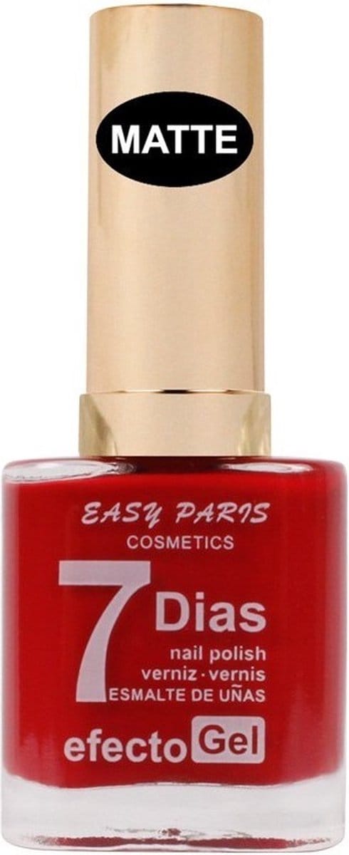 Easy Paris - Nagellak - Mat Rood - 1 flesje met 13 ml inhoud - Nummer 065