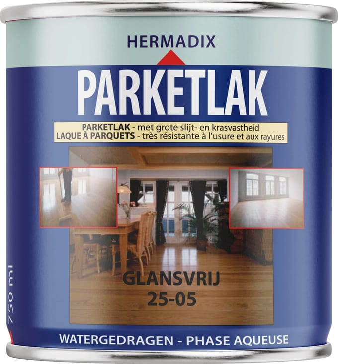 Hermadix Parketlak Glansvrij 25-5  750 ml.