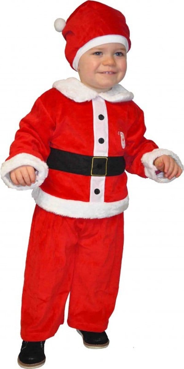 Kerstpakje Baby Kerstman Kostuum 12-24 maanden