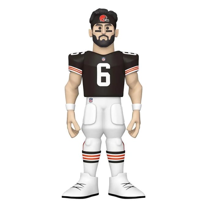 Set van 2 beeldjes Funko NFL: Cleveland Browns Vinyl Gold Baker Mayfield