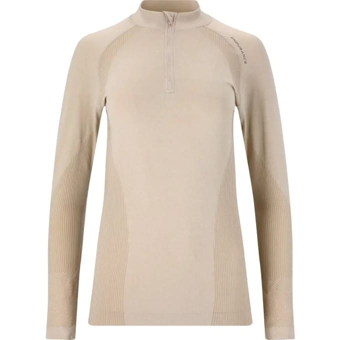 Dames longsleeve ondershirt 1/4 zip Endurance Halen