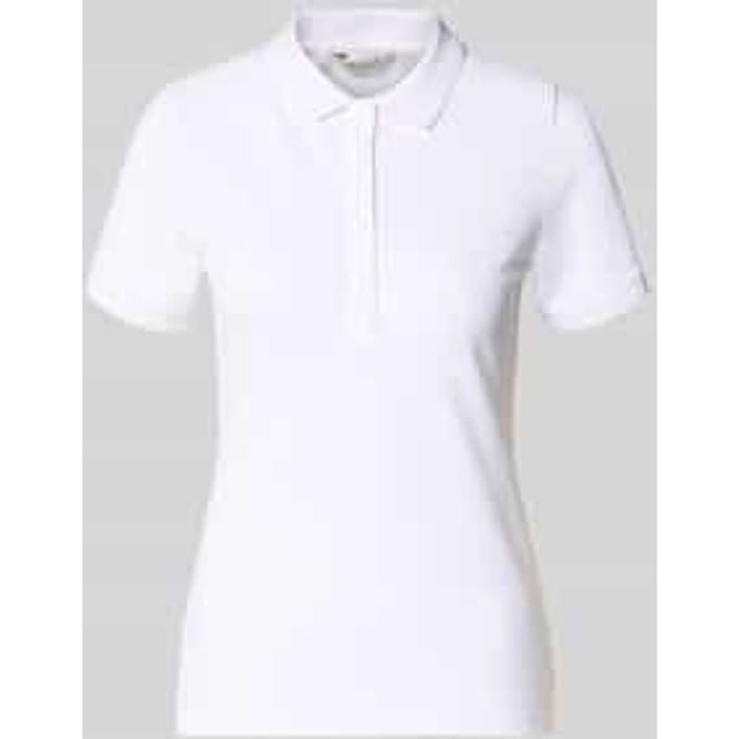 slim fit poloshirt met labelstitching