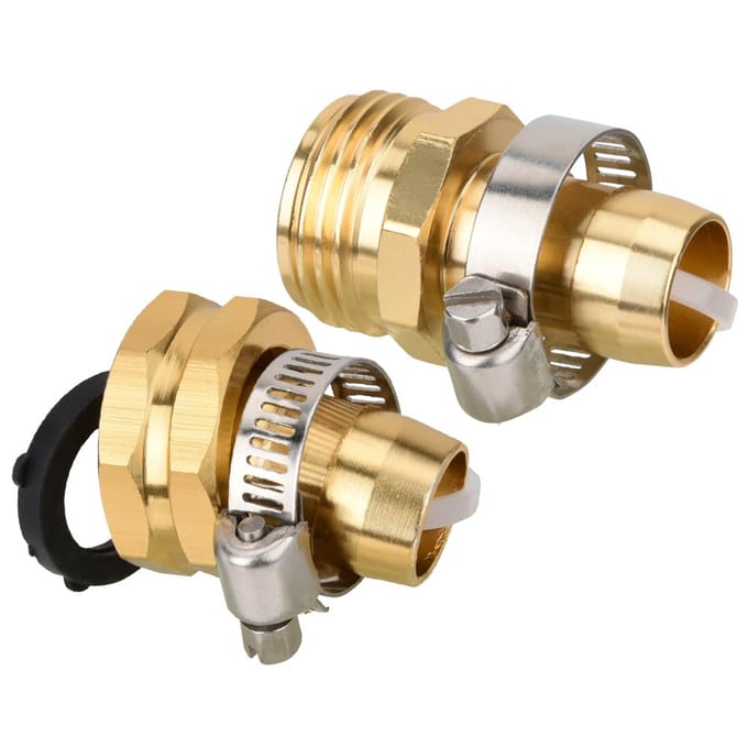 Tuinslang Snelkoppeling Set Tuinslang Koppeling Waterslang Connectoren beige
