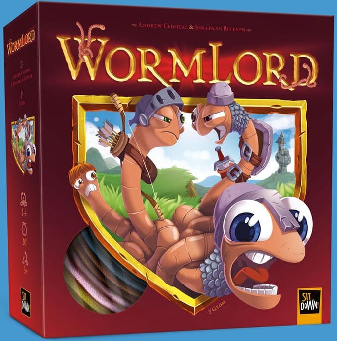 Sit Down! - Wormlord - Strategisch Bordspel - 2-4 Spelers - Geschikt vanaf 6 Jaar