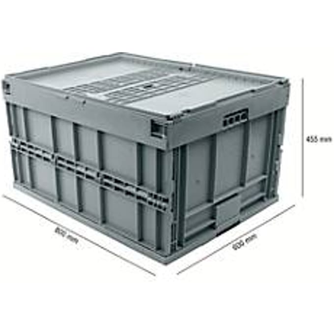 Euronorm plooibox 8645 DS, grijs
