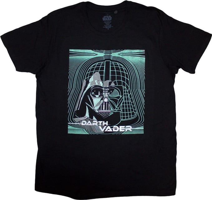 Disney Star Wars - Vader Grid Mask Heren T-shirt - M - Zwart