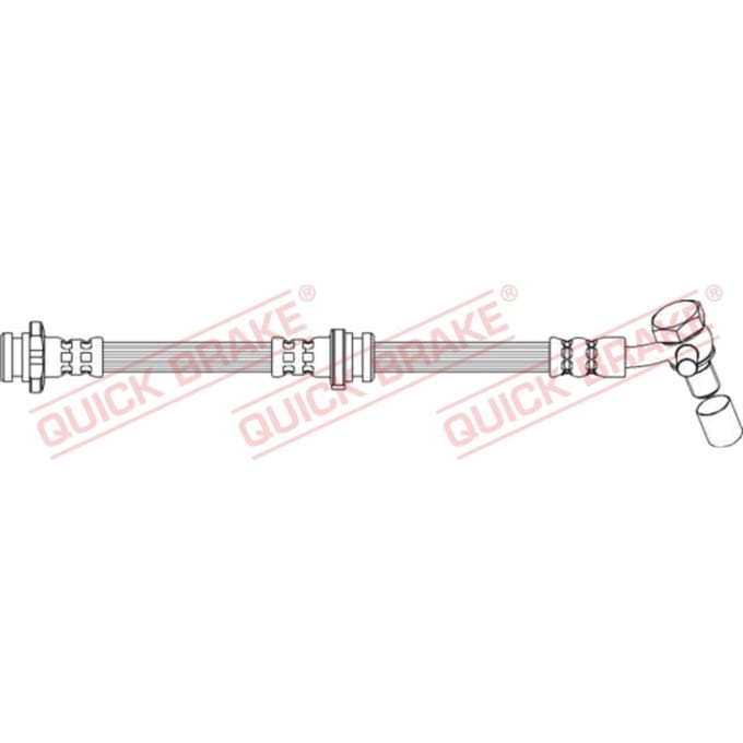 Remleiding QUICK BRAKE 50.748X, links