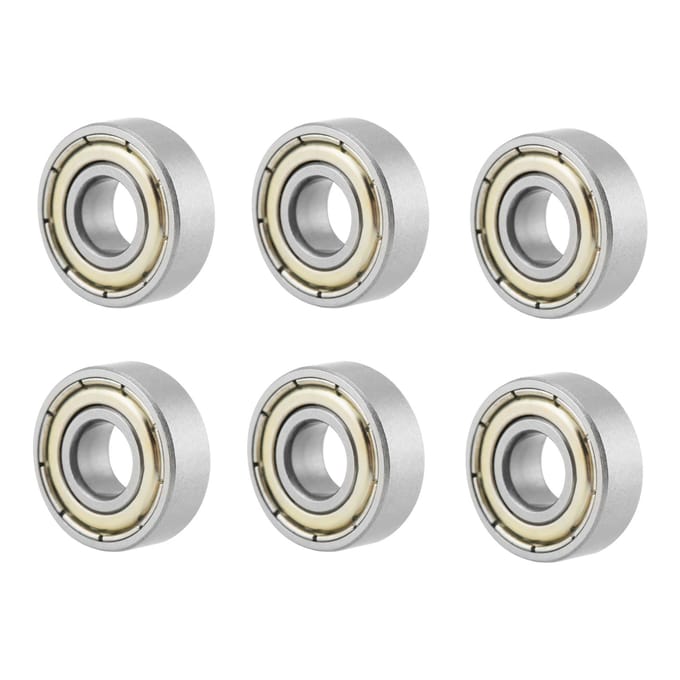 10 stuks set 696ZZ roestvrijstalen kogellagers 6 x 15 x 5 mm