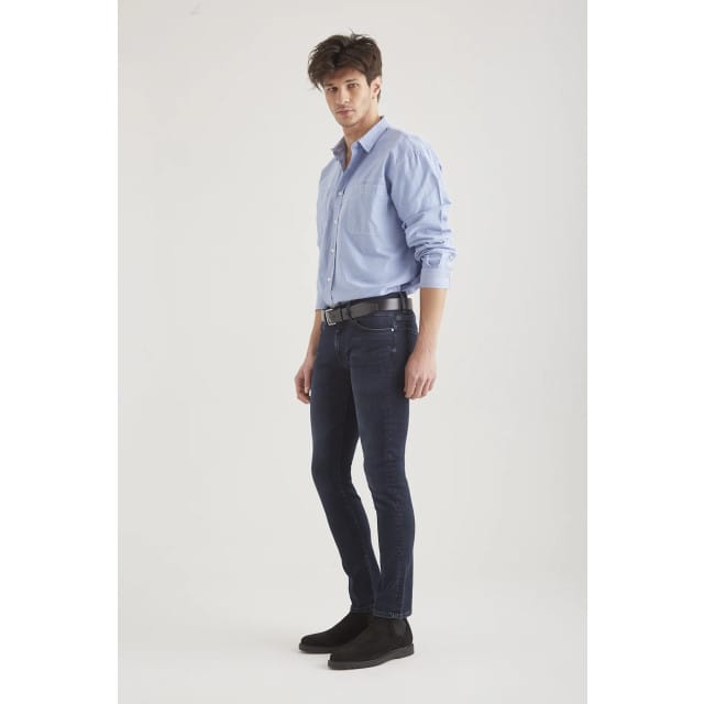 Cup of Joe Leo heren slim-fit jeans blue black