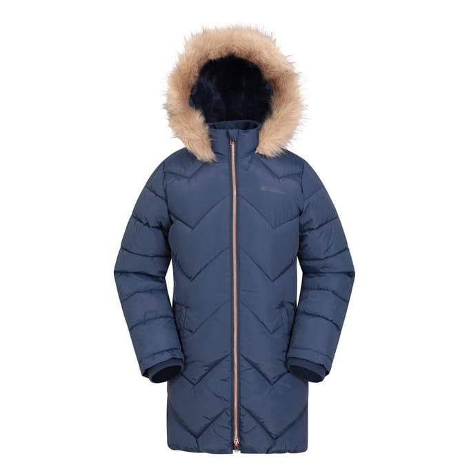 Mountain Warehouse Waterbestendige gewatteerde jas voor kinderen/Kinderen Galaxy (Marine)