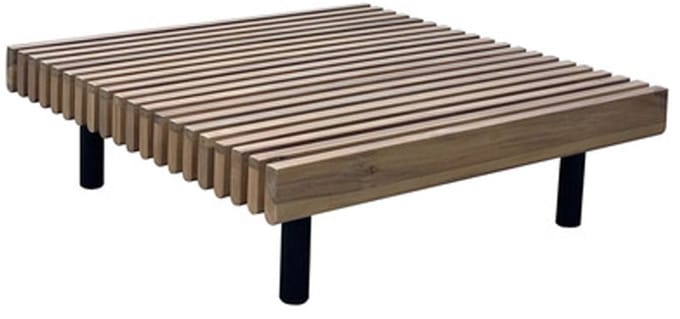 Loungetafel Lissabon | 80x80cm | Acacia & Aluminium
