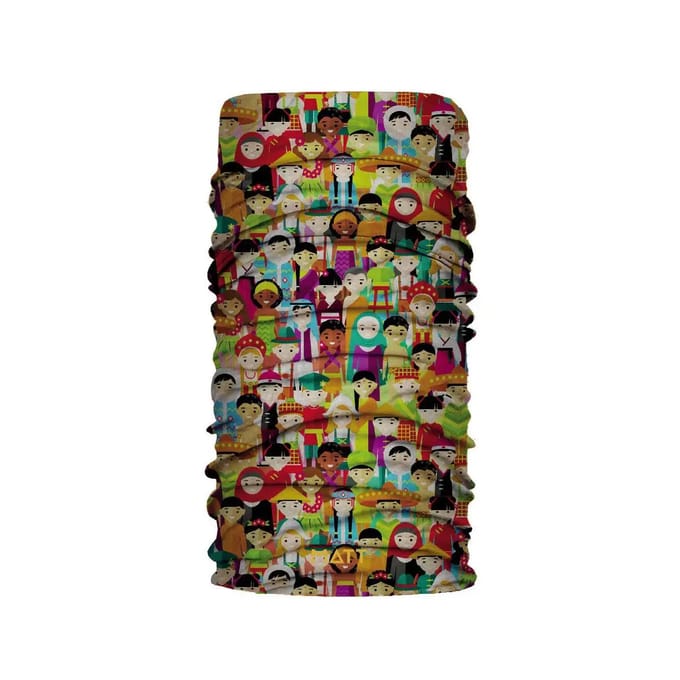 Microfiber Necktube Kind MATT Crowded