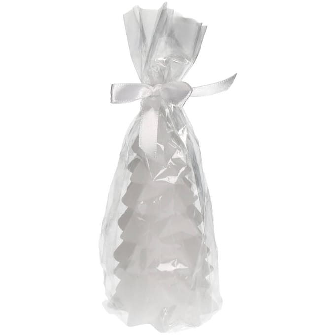 Witte boomkaars, 6,5 x 12,5 cm
