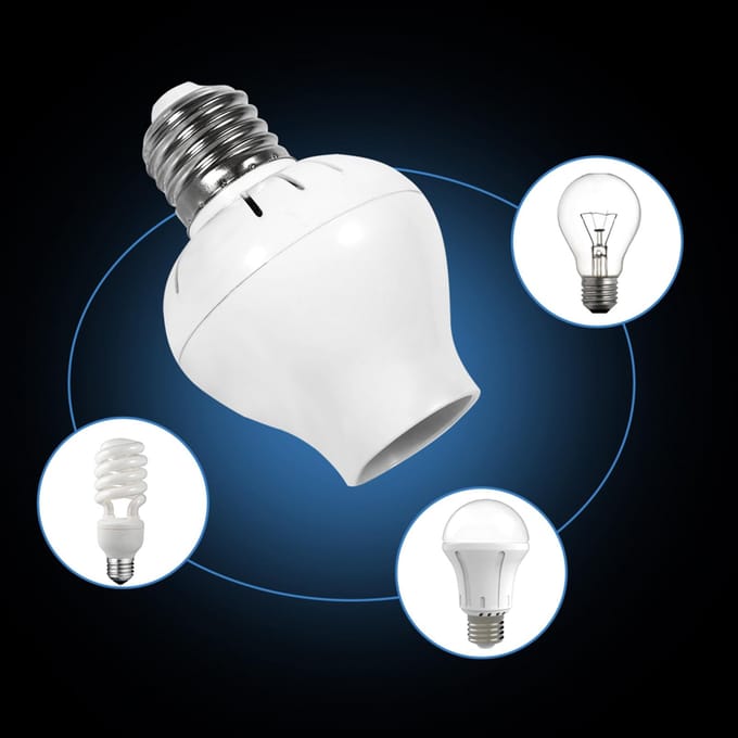 Douille de lampe à LED avec détecteur de mouvement PIR et radar à micro-ondes E27 AC 100 ?240 V