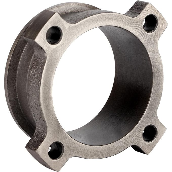 3 4 Bout Uitlaat Downpipe Flens naar 3 V-Band Adapter Adaptor GT30 GT35 T3 gray