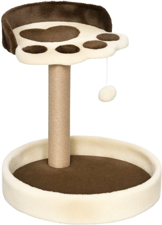 PawHut Kattenboom Spaanplaat - 41x41x44cm - Bruin
