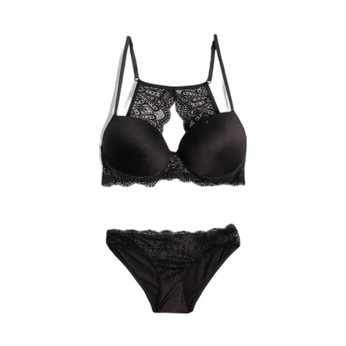 Push-up bh en golvende slip voor dames Admas