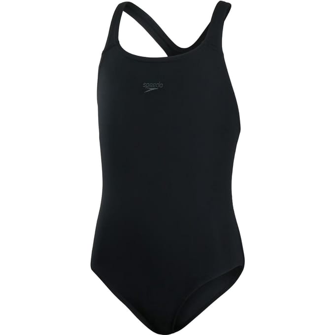 Speedo Meisjes Medalist Eco Endurance+ Eendelig Badpak (Zwart/Wit)