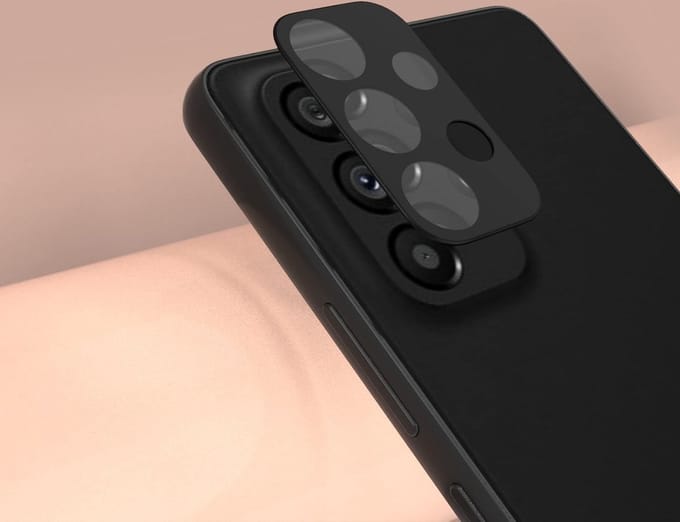 Camera Lens Glass Protector - beschermer Geschikt voor: Samsung Galaxy A33 5G - Zwart