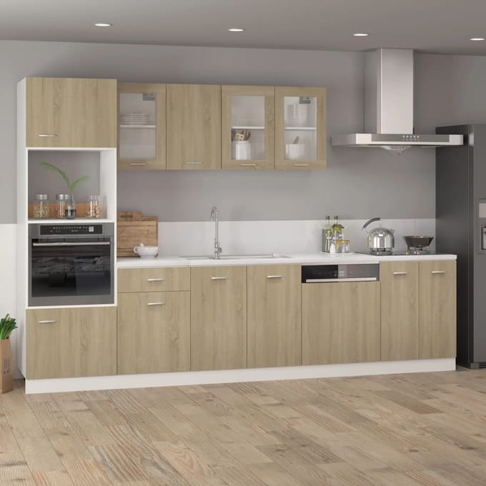 vidaXL - Vaatwasserpaneel - Lyon - 59,5x3x67 - cm - sonoma - eikenkleurig