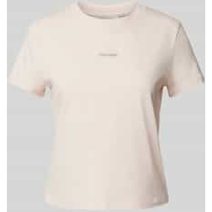 Regular fit T-shirt met labelpatch