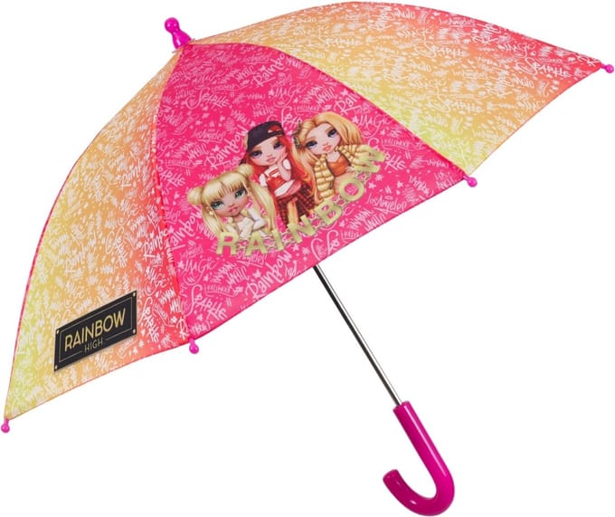 Rainbow High Paraplu, Pink - Ø 76 x 60 cm - Polyester