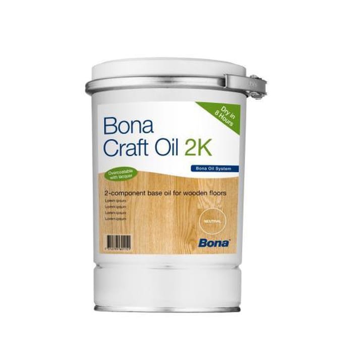 Bona Craft Oil 2k Graphite - 1,25 liter