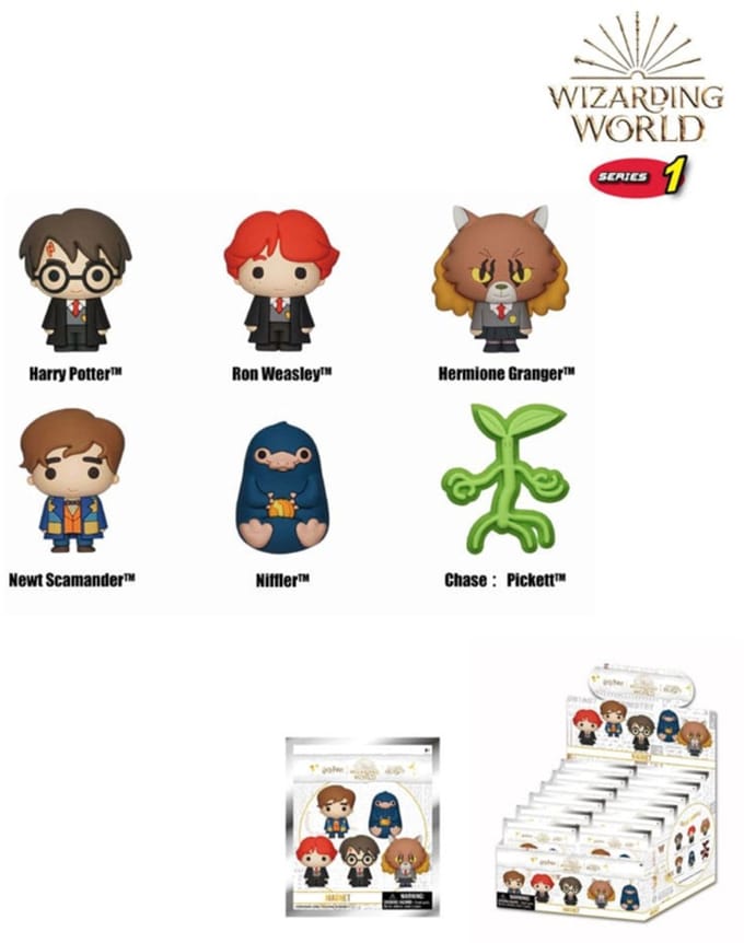 Wizarding World 3D Magnets Series 1 Display (12)