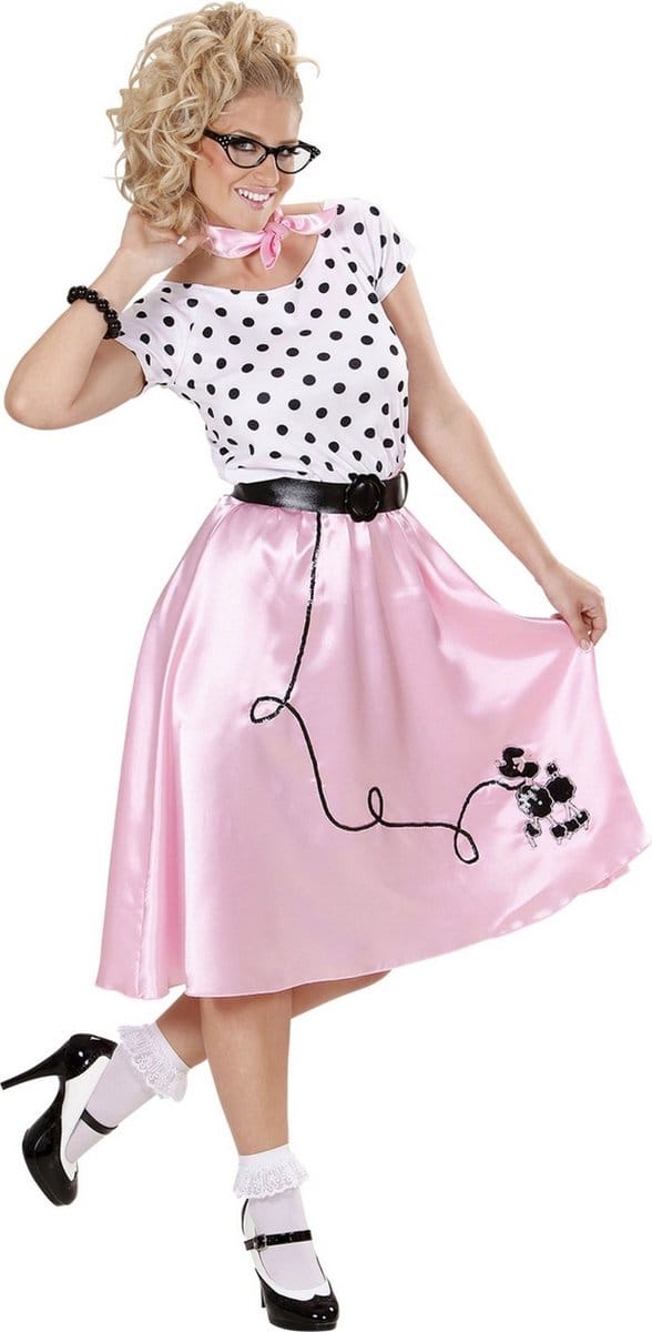 Jaren 50 jurk poedel Kate dames
