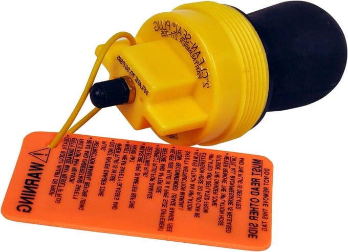Afsluitplug - Leidingstop - Afvoer Dichten - Snel en Gemakkelijk - 2 Inch - Zwart