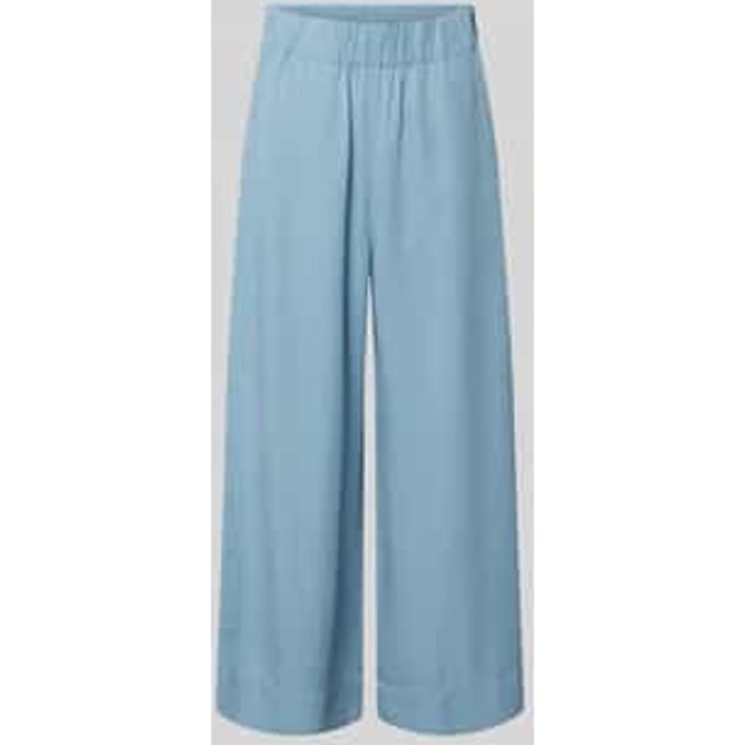 Wijde broek van lyocell