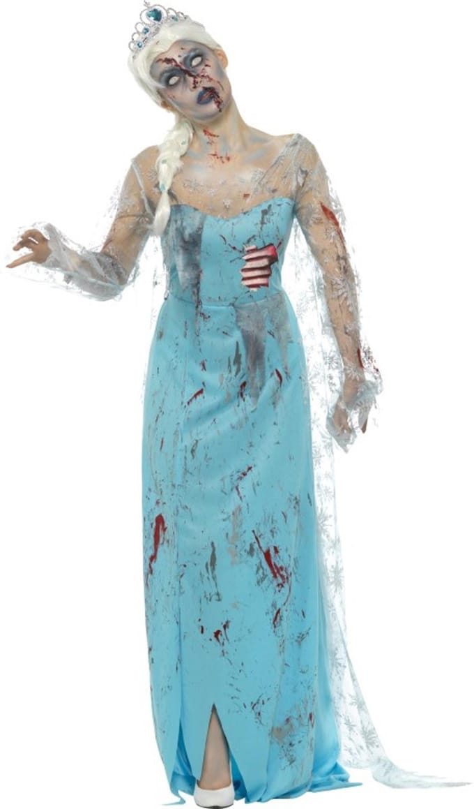 Zombie frozen kostuum vrouw - Maat XS