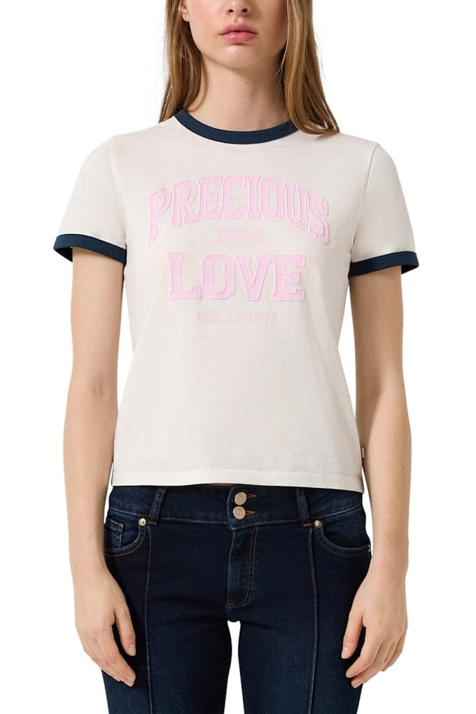 s.Oliver -qs T-shirts Offwhite Größe: M | Hemden Outlet | Damen | Weiß