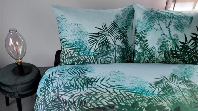 Beddinghouse Madagascar Dekbedovertrek - Eenpersoons - 140x200/220 cm - Green