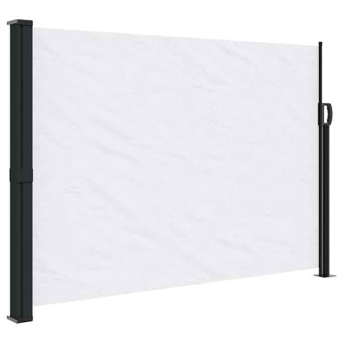 vidaXL - Windscherm - uittrekbaar - 140x600 - cm - wit