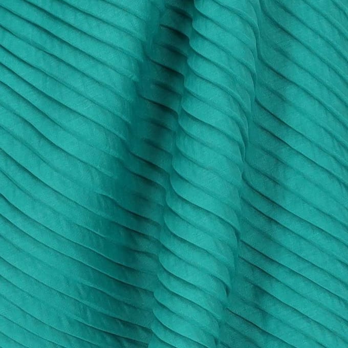 Sarlini Langwerpige Plisse Sjaal Emerald