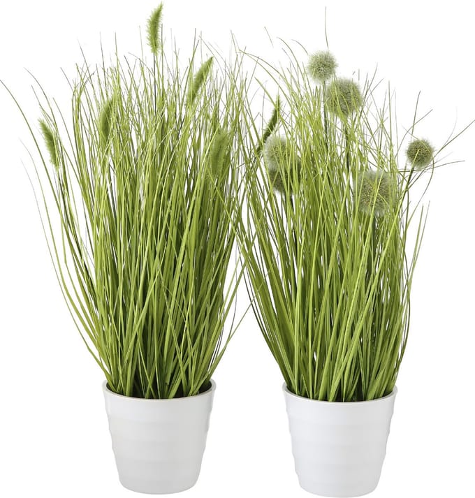 Kunstgras In Pot 2 st. - 44 cm