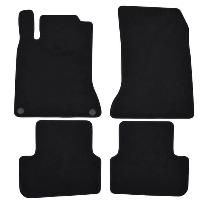 Tapis de sol - Mercedes - B W246 - Noir - 4 pièces - Antidérapant et imperméable