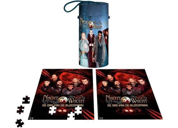 Studio 100 Nachtwacht Nachtwacht puzzel + poster in tube Kinderpuzzels