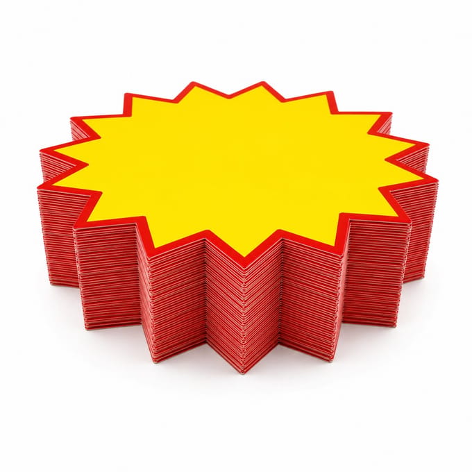 S&D | Papieren notitie bordjes - Groot - 100 stuks - Aanbieding