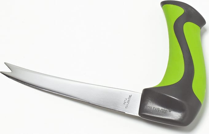 Peta Easi-grip vorkmes met gehoekt handvat