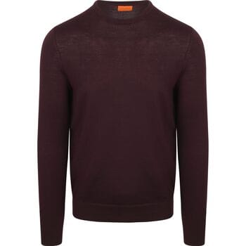 Suitable Merino Pullover Bordeaux - Maat XXL - Heren - Sweater